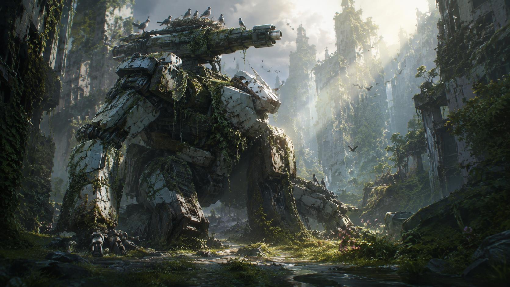 Mech in the Ruins